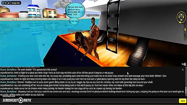 Darly Boat – 3D Hentai Game Animation Porn With Sexy IMVU Characters