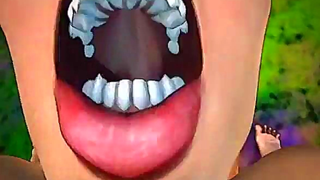 Giant Amazon Witch Dominates in Tropical Paradise Fantasy