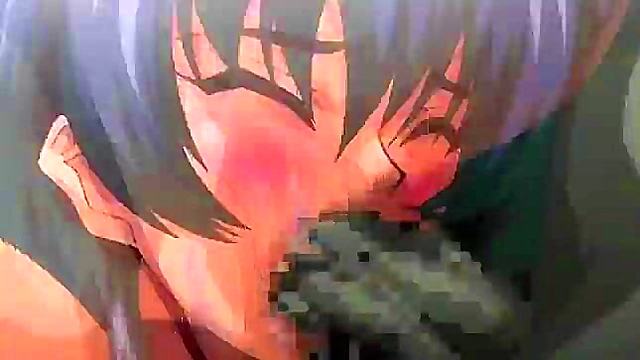 Hot Anime Chick Taimanin Asagi Nails Best Anal Scene With Demons & Orcs Gangbang