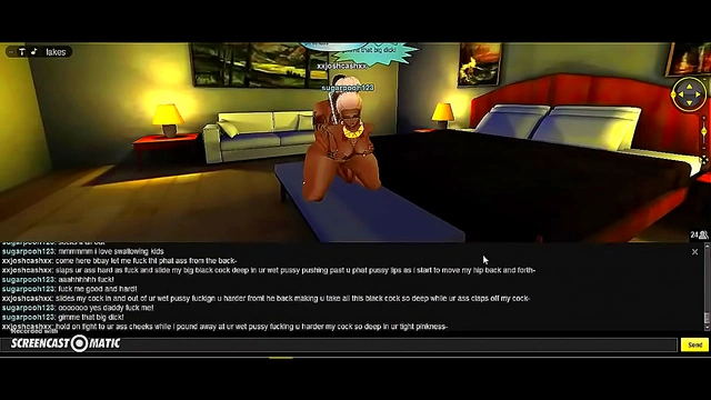 Sensual 3D Anime Couple Enjoy Intimate Moments at Sugar Beach House