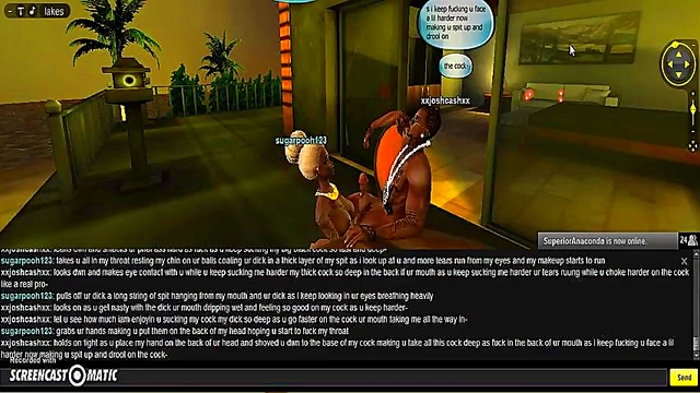 Sensual 3D Anime Couple Enjoy Intimate Moments at Sugar Beach House