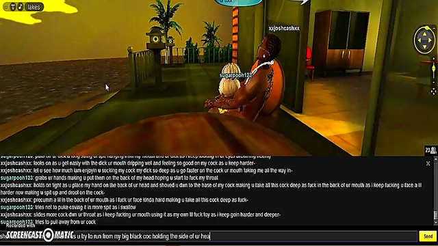 Sensual 3D Anime Couple Enjoy Intimate Moments at Sugar Beach House