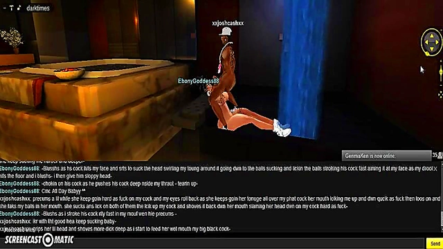 Shower Room Seduction – 3D AnimeGirl Gives Mind-Blowing Head