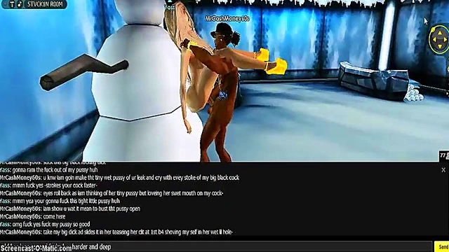 3D Cartoon Hentai Girl Seduces in Animated Game Adventure