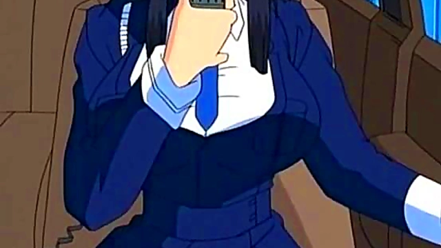 Hairy Anime Pussy Gets Fucked By Two Dicks In Hot Threesome Action