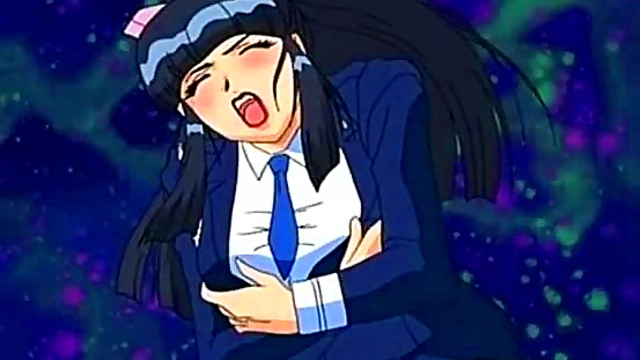 Hairy Anime Pussy Gets Fucked By Two Dicks In Hot Threesome Action