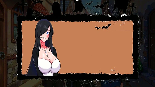 Succubus Seductress Gives Sneaky Tabletop Footjob in Horror Mansion Anime