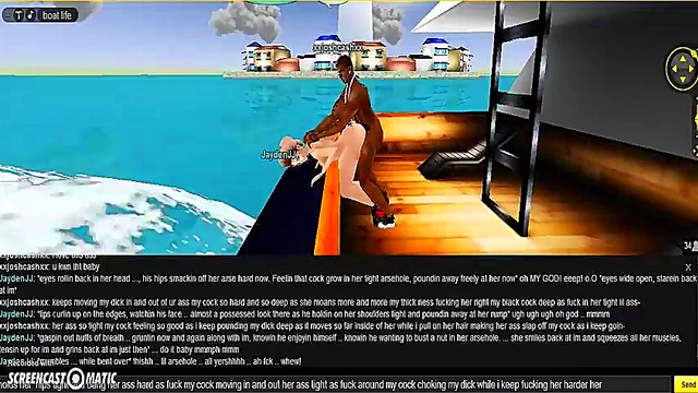 Horny 3D Anime Chick Rides Dick in Boat for Steamy Anal Sex Scene