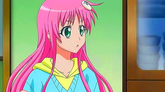 Hentai Anime Couple Engages in Ecchi To LoveRu Scene