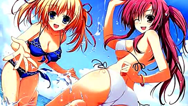 Sexy Anime Girls Serve Up Hot Action With Horny Fans