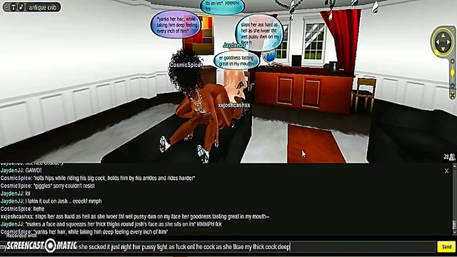 Cosmic 3D Hentai Trio Adventure – Game-Inspired IMVU Porn Fantasies