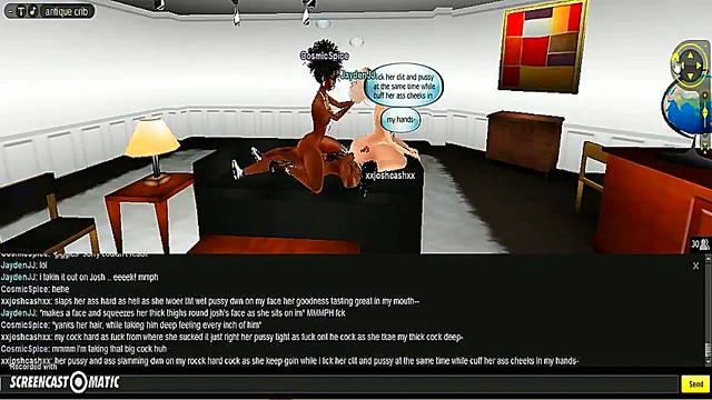 Cosmic 3D Hentai Trio Adventure – Game-Inspired IMVU Porn Fantasies