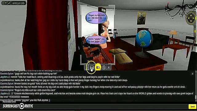 Cosmic 3D Hentai Trio Adventure – Game-Inspired IMVU Porn Fantasies