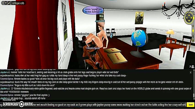 Cosmic 3D Hentai Trio Adventure – Game-Inspired IMVU Porn Fantasies