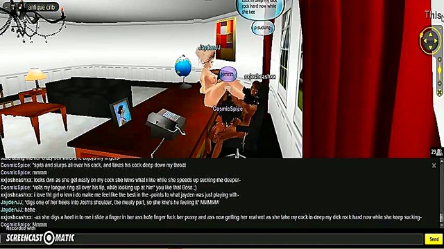 Cosmic 3D Hentai Trio Adventure – Game-Inspired IMVU Porn Fantasies