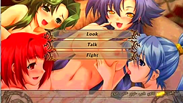 Horny Eroge Chick Gets Ravaged By GiantDick In Anime Fantasy Scene