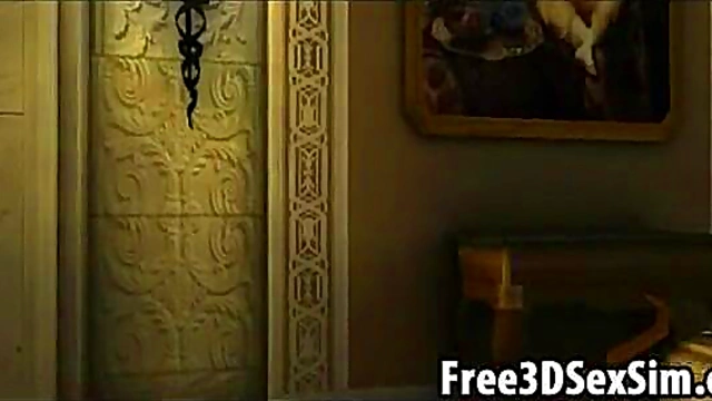 Two Foxy 3D Cartoon Hotties Suck & Fuck Guy for Hardcore Fun