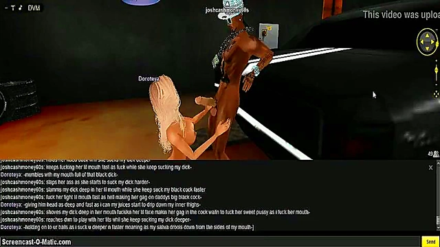 Teya DVM's Seductive 3D Anime Adventure in IMVU Game Porn