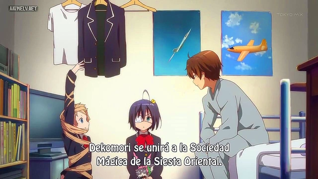 Romantic Chuunibyou Anime Couple Share Intense Passionate Moments