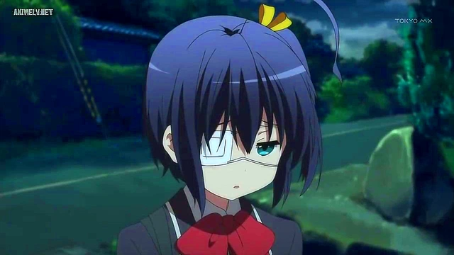 Romantic Chuunibyou Anime Couple Share Intense Passionate Moments