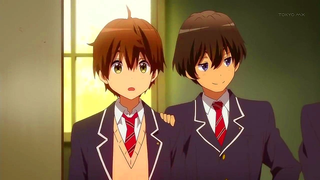 Romantic Chuunibyou Anime Couple Share Intense Passionate Moments