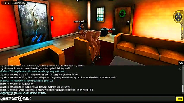 Mizz X-Mas – Naughty 3D Anime Babe Seduces in Holiday Porn Adventure