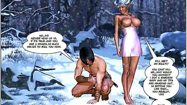 Big Tits Teens Take On Big Cocks In Icy 3D Hentai Group Comic Action