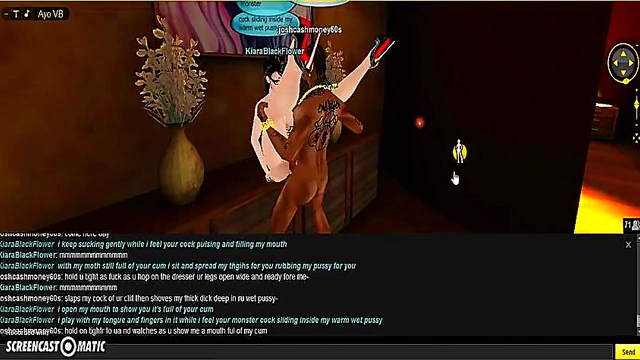 Kiara's Bedroom Fantasy – 3D Anime Porn Adventure With IMVU Game Characters