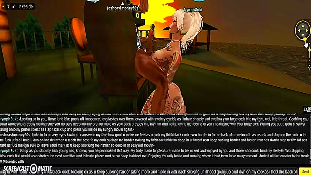 Nymph Beach Bliss – 3D Anime Babe Sucks Dick By The Sea