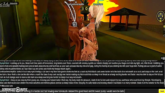 Nymph Beach Bliss – 3D Anime Babe Sucks Dick By The Sea