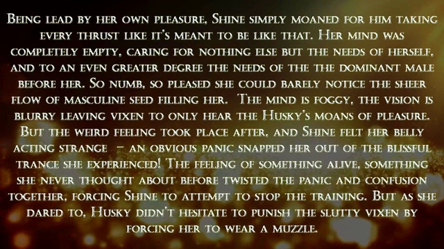 Furry Vixen Gets Pregnant After Intense Doggy Style Bondage Blowjob Session