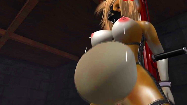 Furry Vixen Gets Pregnant After Intense Doggy Style Bondage Blowjob Session