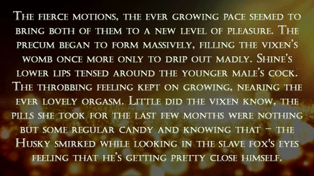 Furry Vixen Gets Pregnant After Intense Doggy Style Bondage Blowjob Session