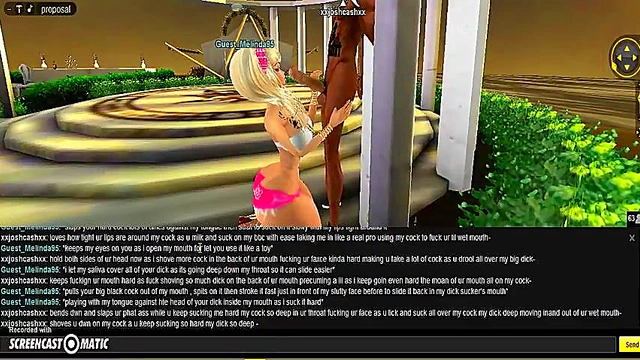 Mel Wedding Takescock In Steamy 3D Hentai Anime Scene