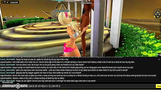 Mel Wedding Takescock In Steamy 3D Hentai Anime Scene