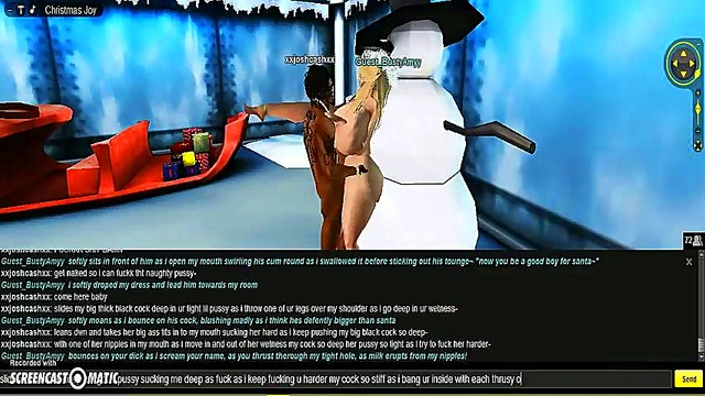 Amy X-Mas 3D Anime Porn Adventure – Hot Game IMVU Action