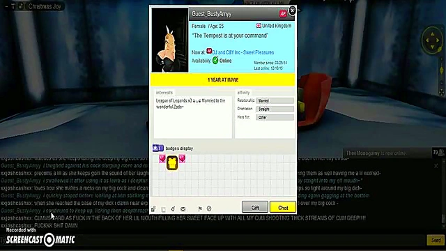 Amy X-Mas 3D Anime Porn Adventure – Hot Game IMVU Action