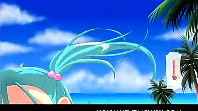 Sexy Bulma Rides Master Roshi for Ecchi Anime Thrills