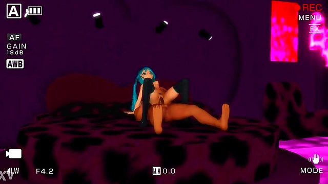 Crime Miku Gets Wild in Reverse Cowgirl for Mind-Blowing Hentai Action