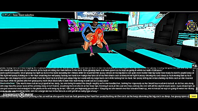 Starfire Battles Nightwing In Steamy 3D Anime Adventure