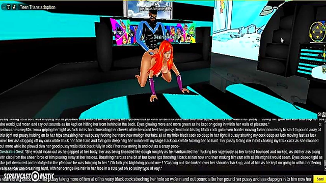 Starfire Battles Nightwing In Steamy 3D Anime Adventure