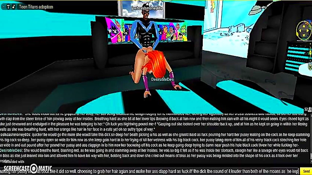 Starfire Battles Nightwing In Steamy 3D Anime Adventure