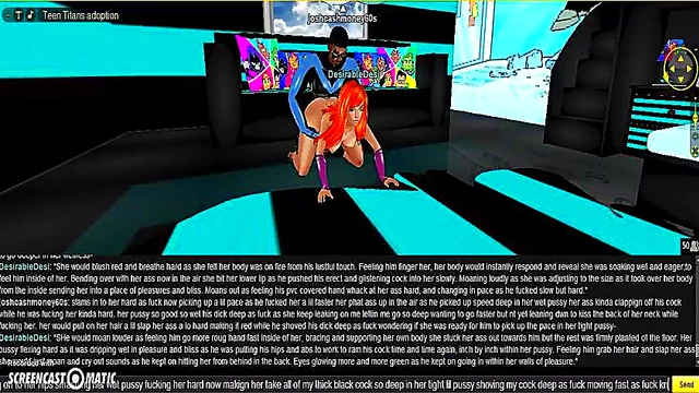 Starfire Battles Nightwing In Steamy 3D Anime Adventure