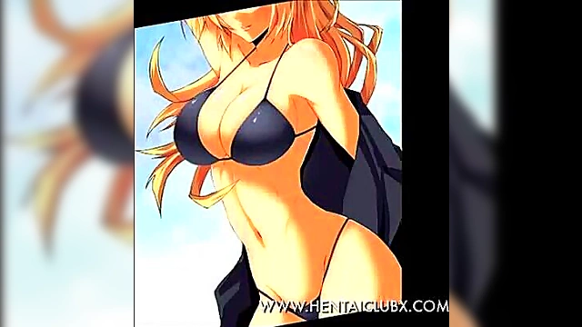 Sexy Anime Girls Seduce in Das Omen Ecchi Scene