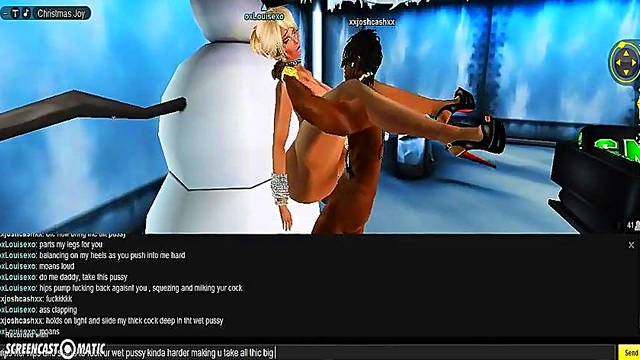 Louise X-Mas – 3D Anime Chick Gets Animated Porn Action