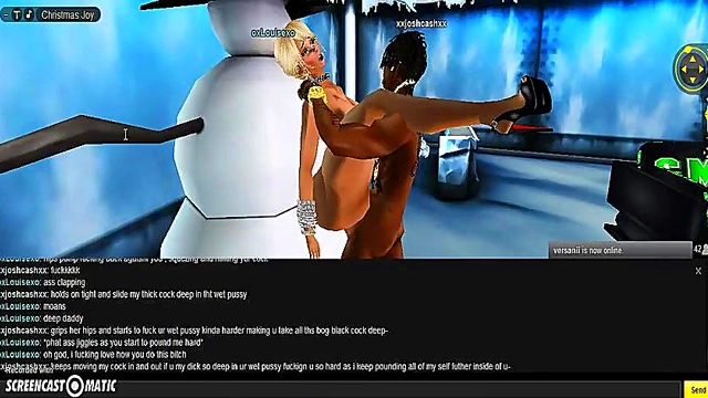 Louise X-Mas – 3D Anime Chick Gets Animated Porn Action