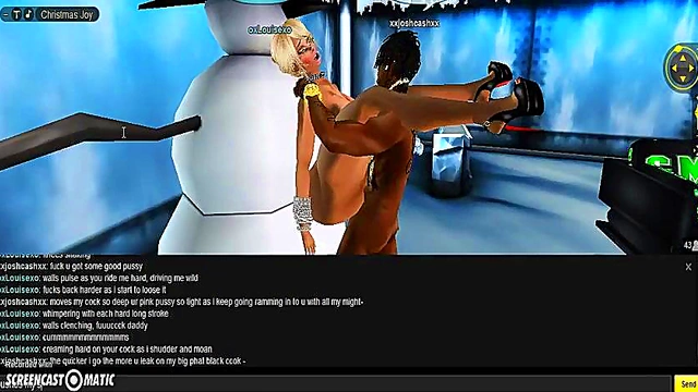 Louise X-Mas – 3D Anime Chick Gets Animated Porn Action