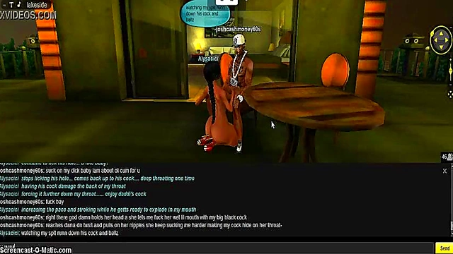 3D IMVU Game Porn – Cici Head Beach Anime Adventure