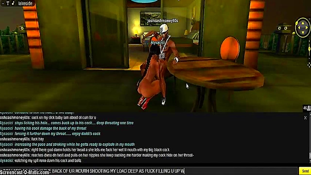 3D IMVU Game Porn – Cici Head Beach Anime Adventure