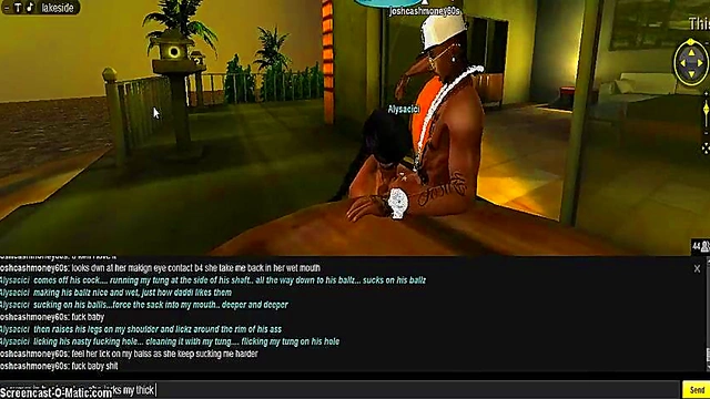 3D IMVU Game Porn – Cici Head Beach Anime Adventure